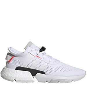 ADIDAS POD S3.1 PRIMEKNIT ATHLETIC SNEAKER, WHITE/SHOCK RED